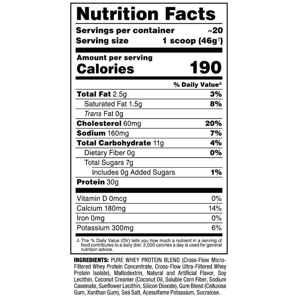 ALLMAX AllWhey Classic Whey Protein Powder, Vanilla, 2 lb, 32 Servings