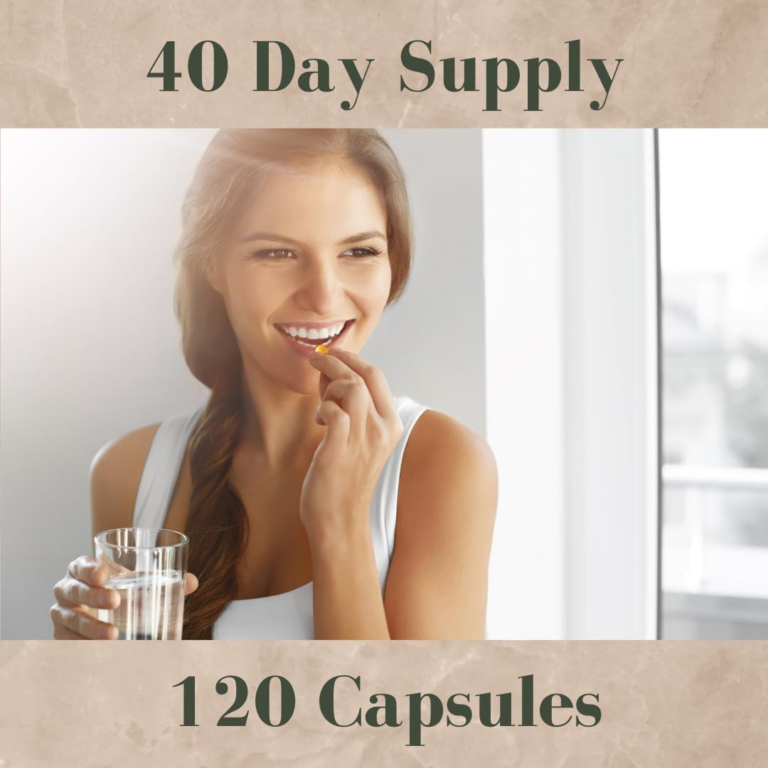 Research Labs Organic Lions Mane Supplement Capsules, 120 Capsules