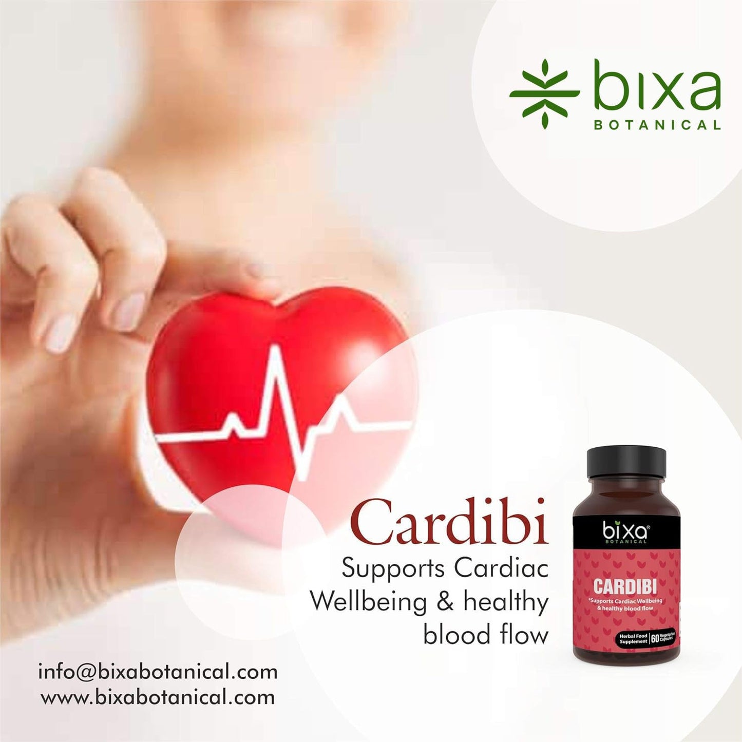 bixa BOTANICAL CARDIBI Capsules 60 Count