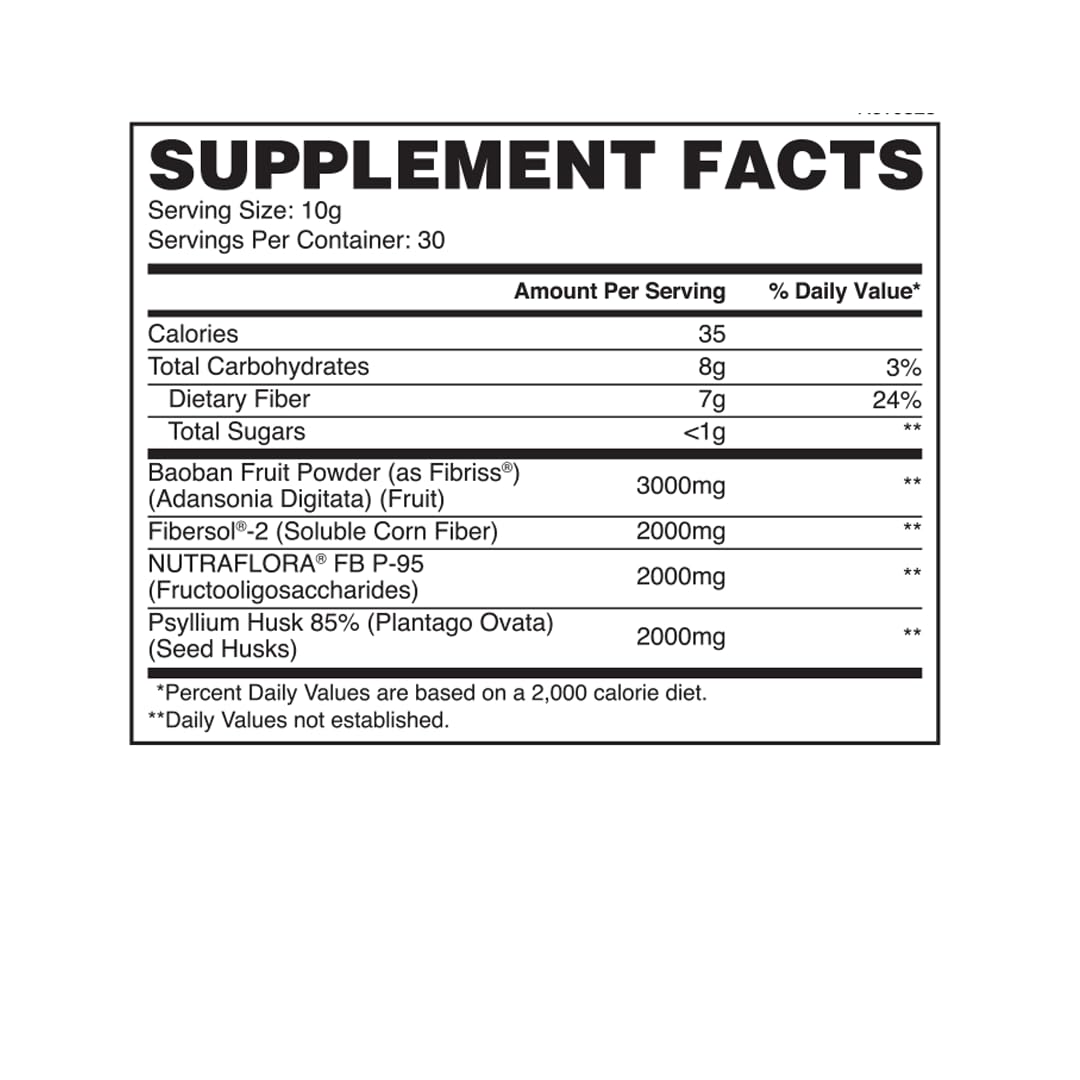 Apollon Nutrition Fiber Fuel Powder 10.58 Ounce