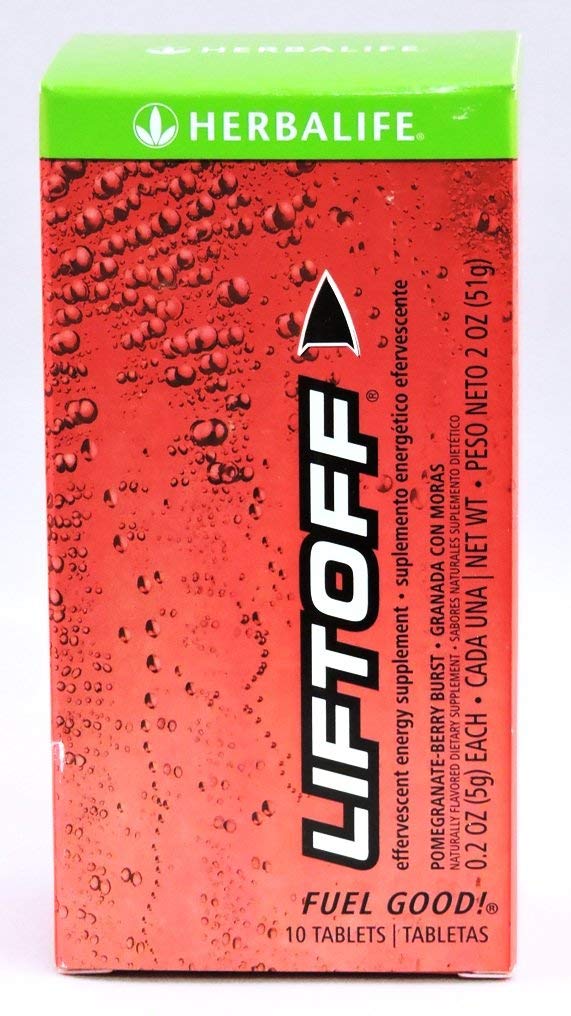 Herbalife Liftoff-Energy Drink Tablet, 10 Tablets