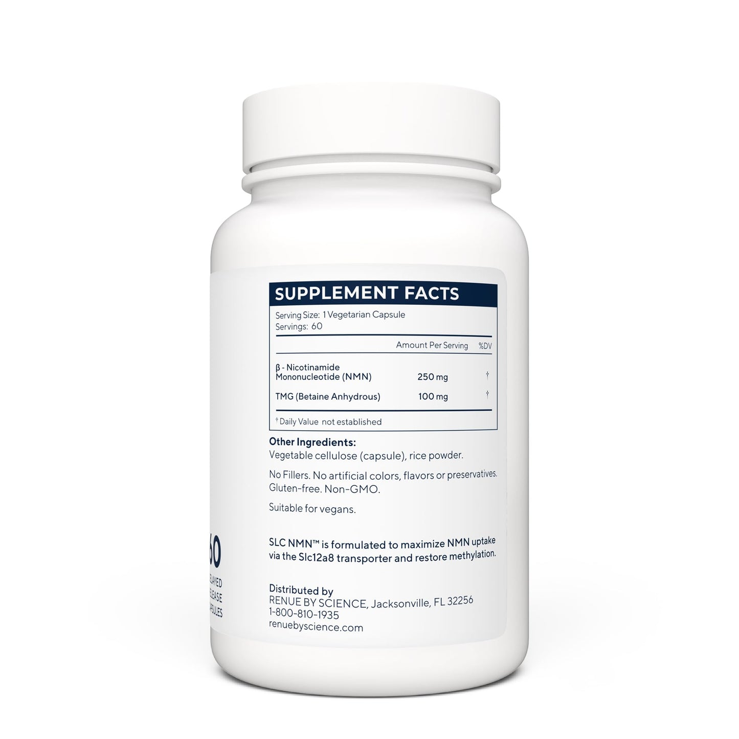 Renue By Science Nicotinamide Mononucleotide NMN Supplement Capsule 60 Count