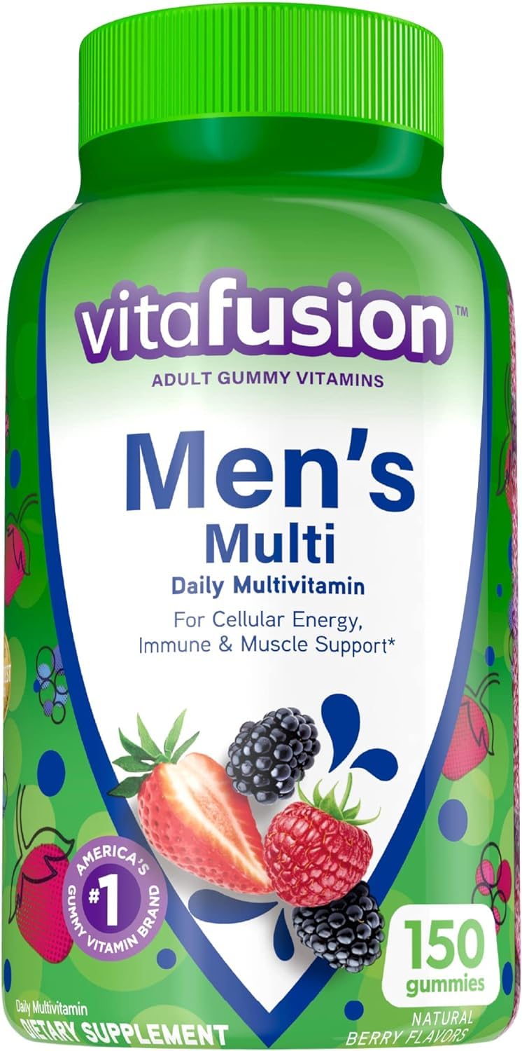 Vitafusion Adult Gummy Multivitamins for Men, 150 Count