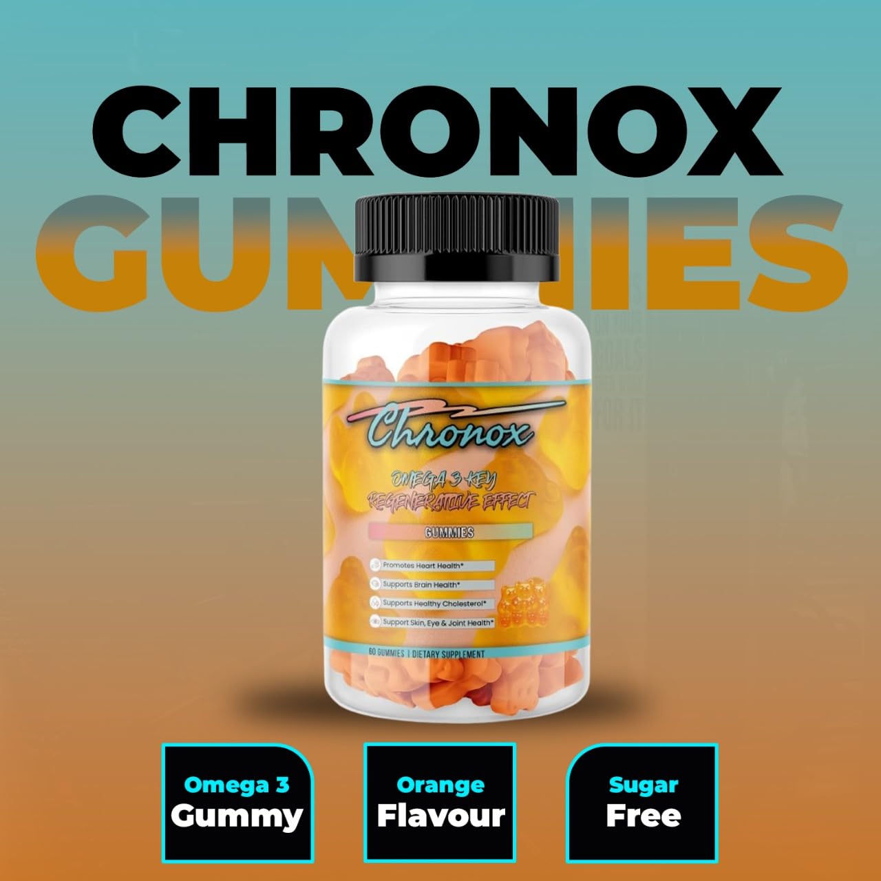 Chronox Omega 3 Fish Oil Capsule, 1 Count