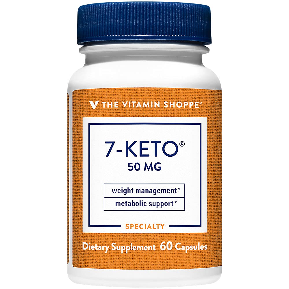 The Vitamin Shoppe 7-Keto Promotes Fat Metabolism Capsules, 60 Count