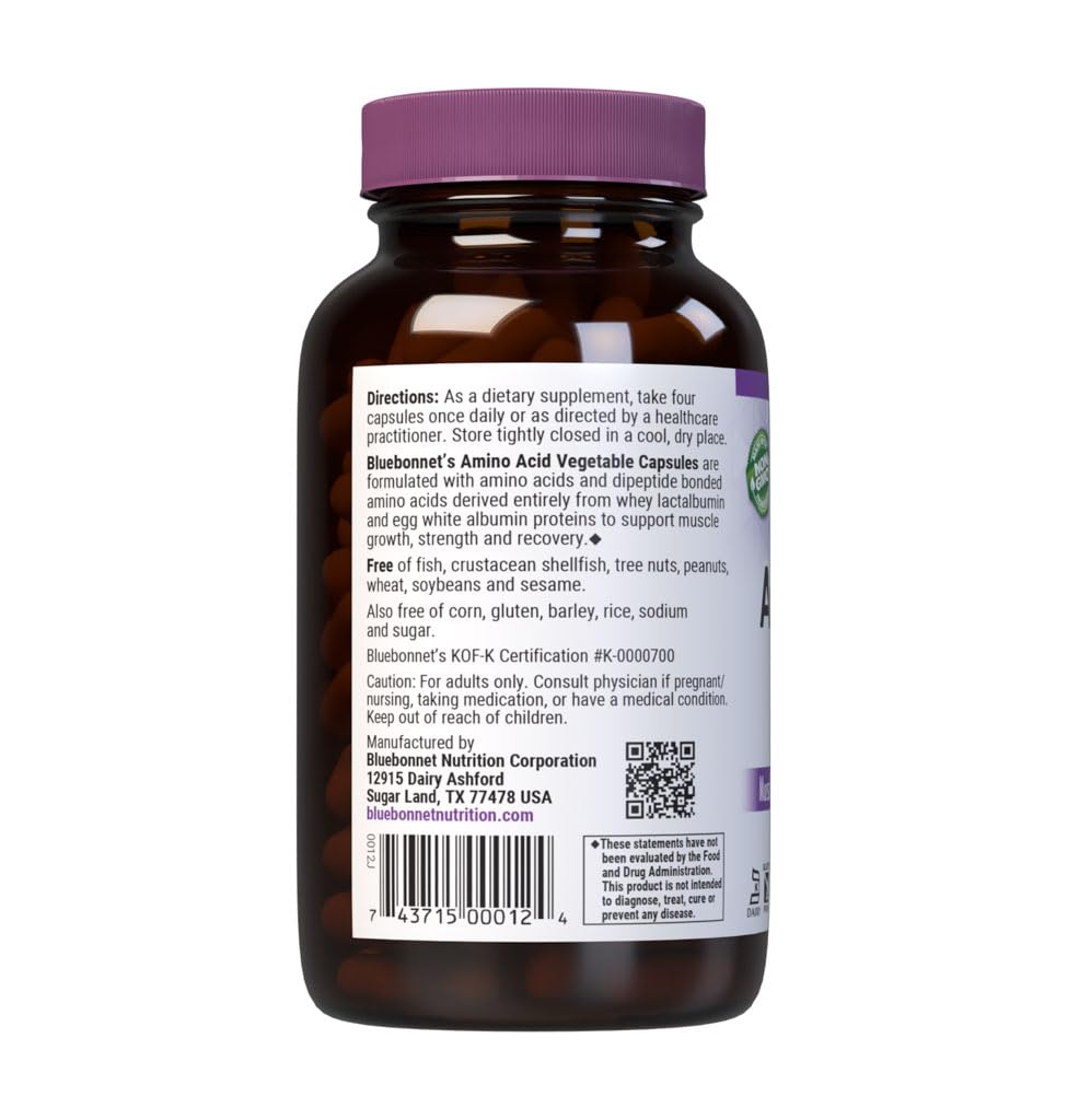 BlueBonnet Amino Acid 750 mg Capsule 120