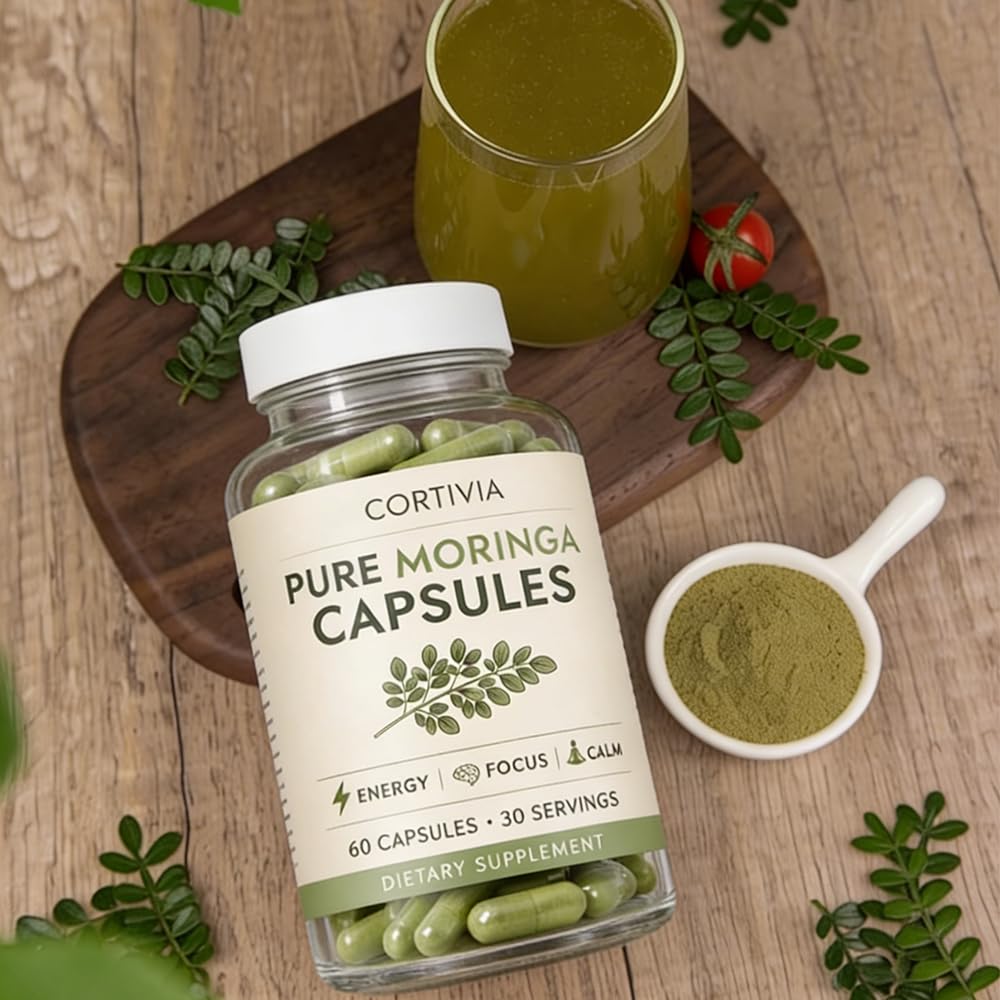 NIVELLE Cortivia Moringa Capsules, 60 Capsules