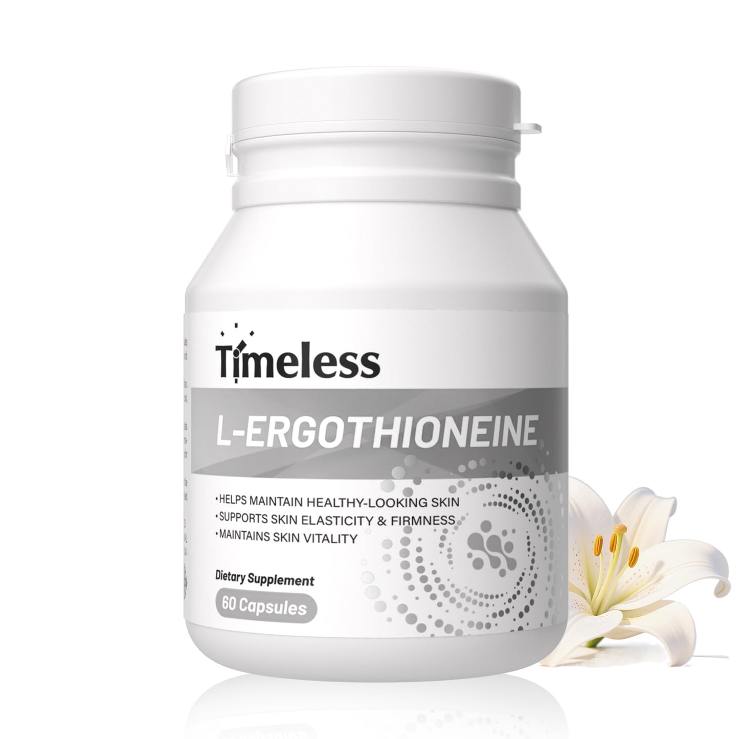 TIMELESS Ergothioneine Supplement Capsule, 60 Capsules