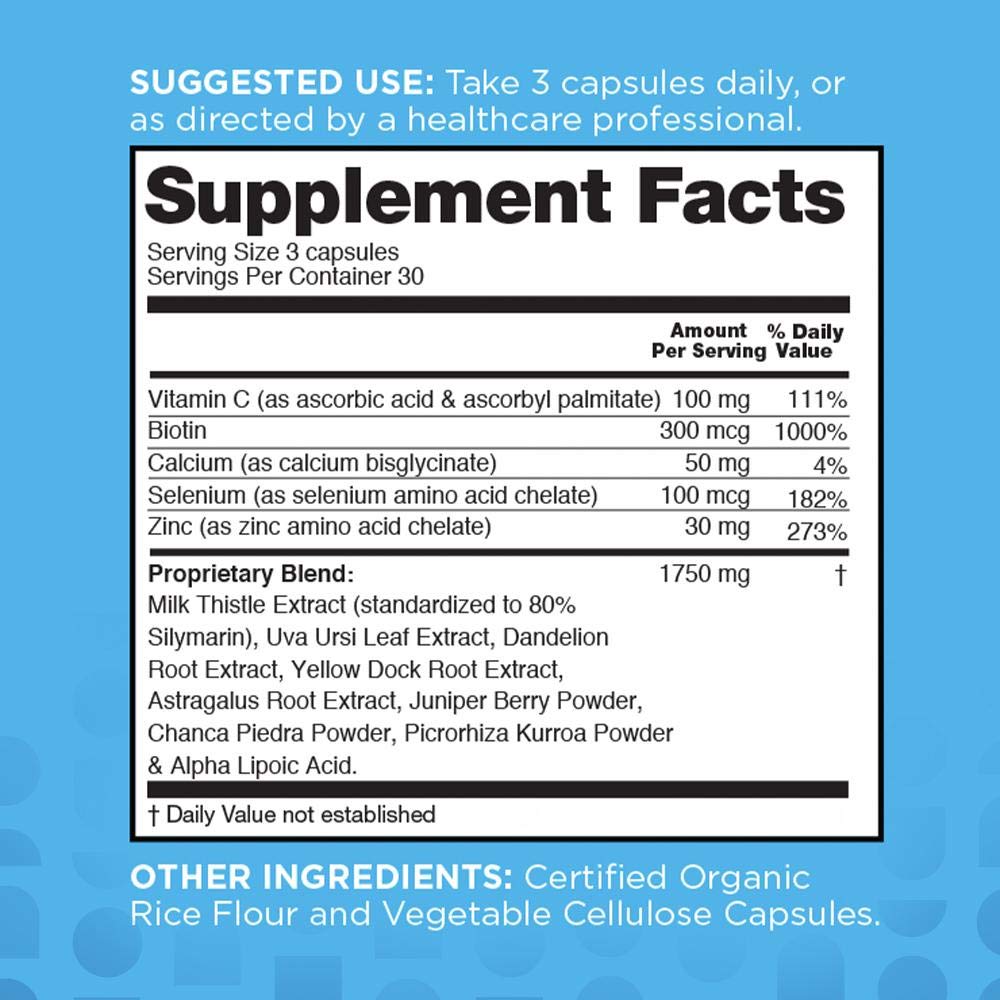 nbpure Liver Fend Liver Detox & Cleanse Support Capsule 90 Count