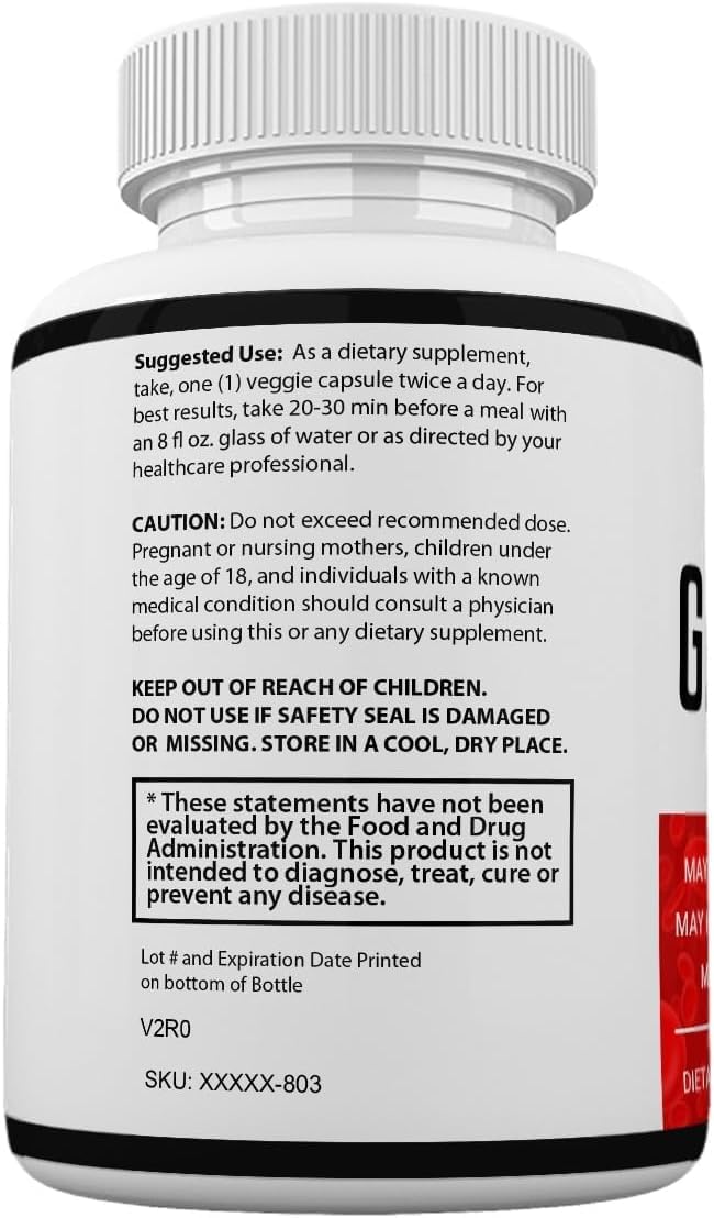 SuppNature Easy Flow Glycogen Support Capsules 60 Count
