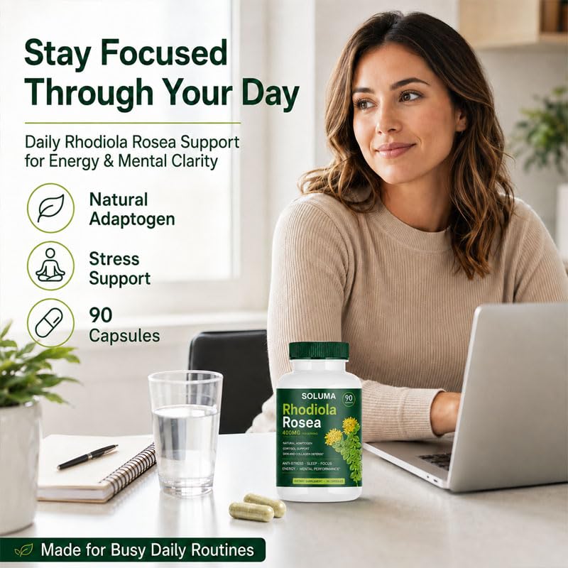 Soluma Rhodiola Rosea Capsule 1 Count