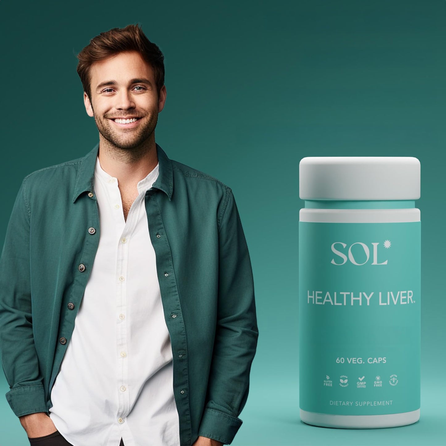 Sol Nutrition Healthy Liver Supplement Capsule, 60 Count