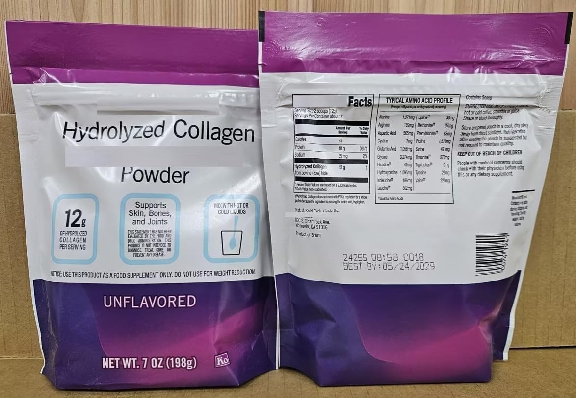 Generic Trader Joe Hydrolyzed Collagen Unflavored Powder 7