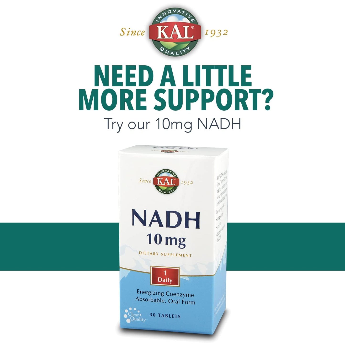 KAL NADH 5mg Tablet, 60 Tablets