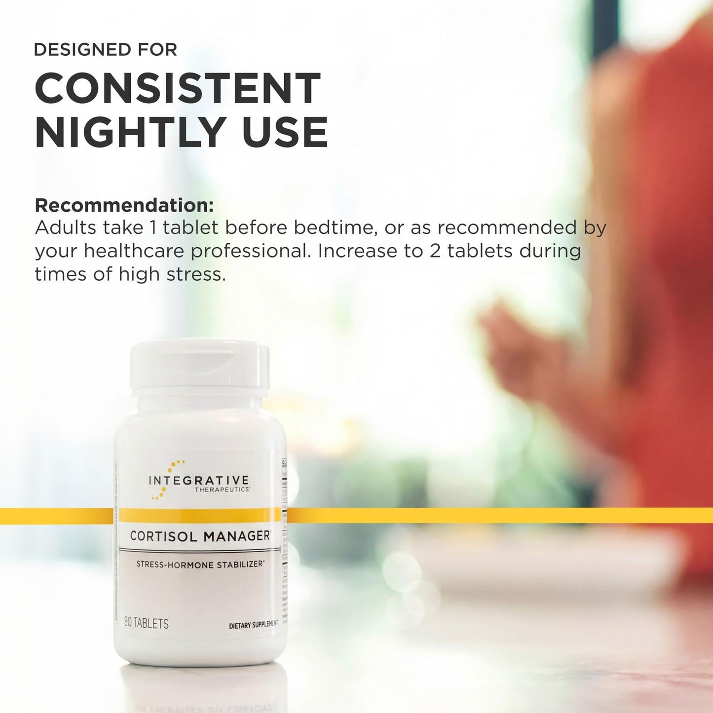 Integrative Therapeutics Cortisol Manager Tablets 90 Count