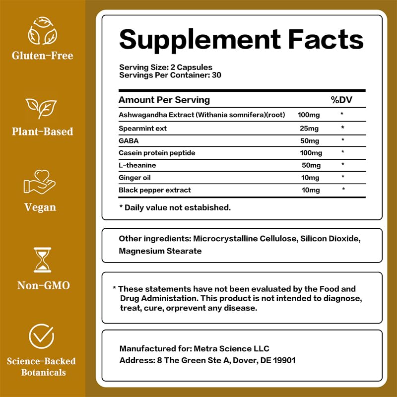 HOPE LIFE Herbal Mood & Sleep Support Capsule, 1 Count