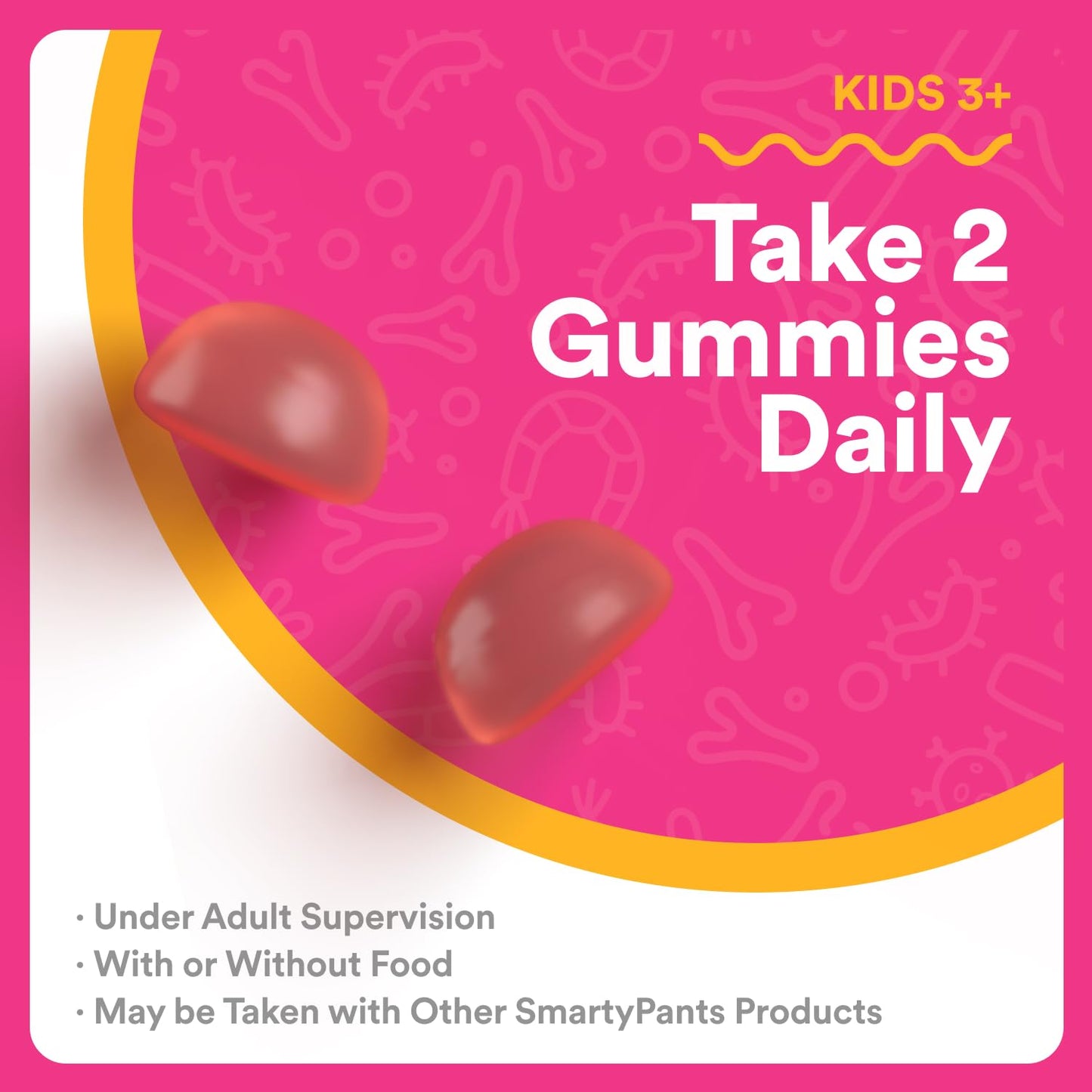 SmartyPants Kids Probiotic & Prebiotic Gummy, 60 Count