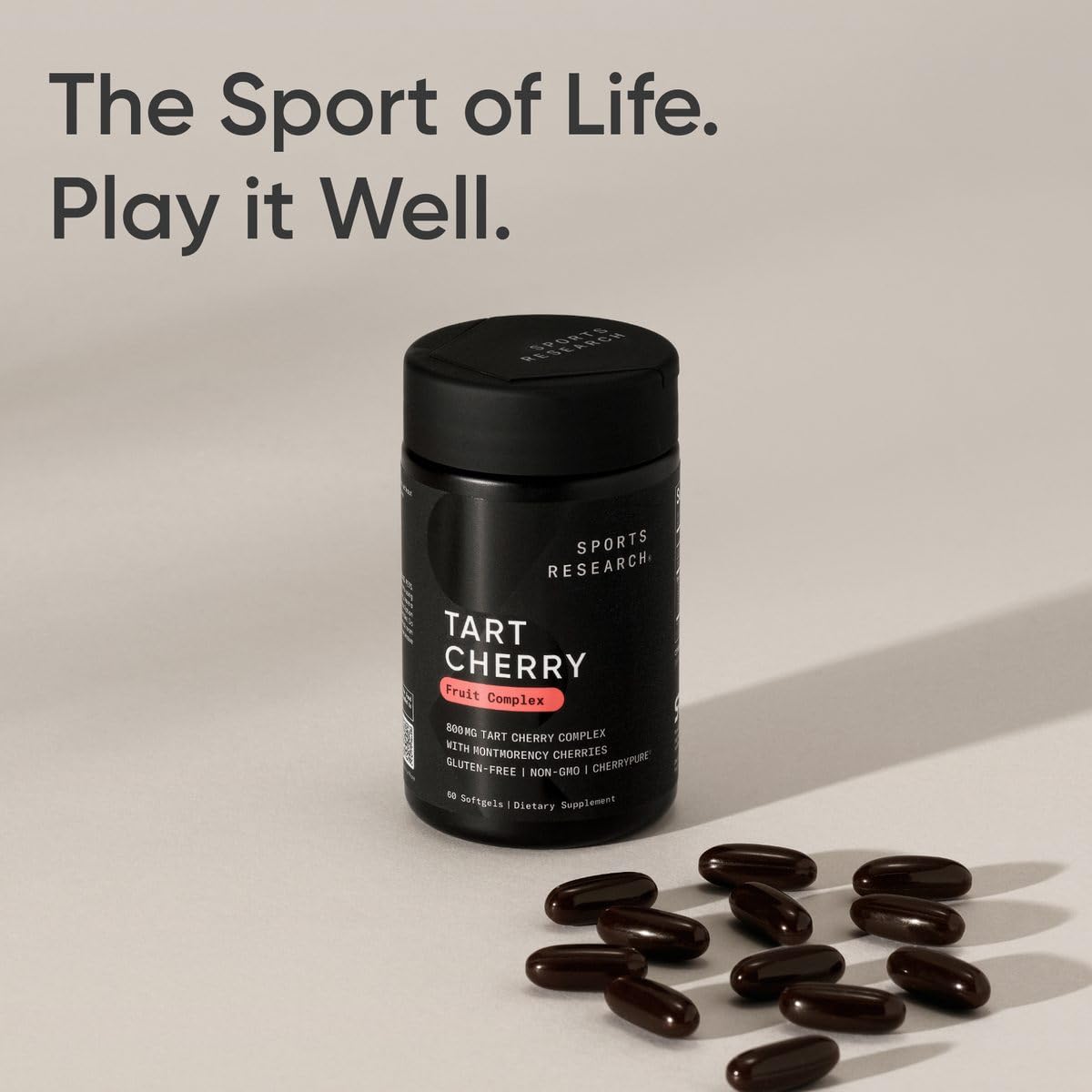 Sports Research Tart Cherry Softgels 60 Count