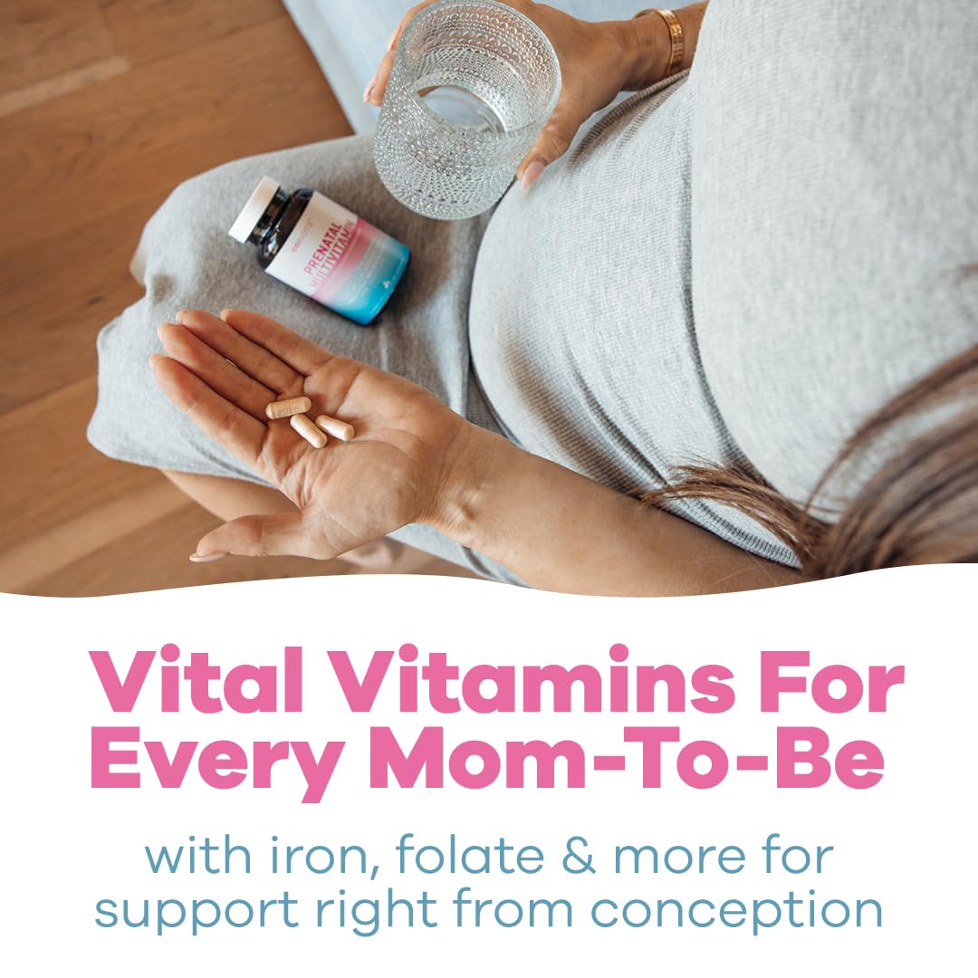 GOBIOTIX Prenatal Vitamins for Women, 90 Capsules