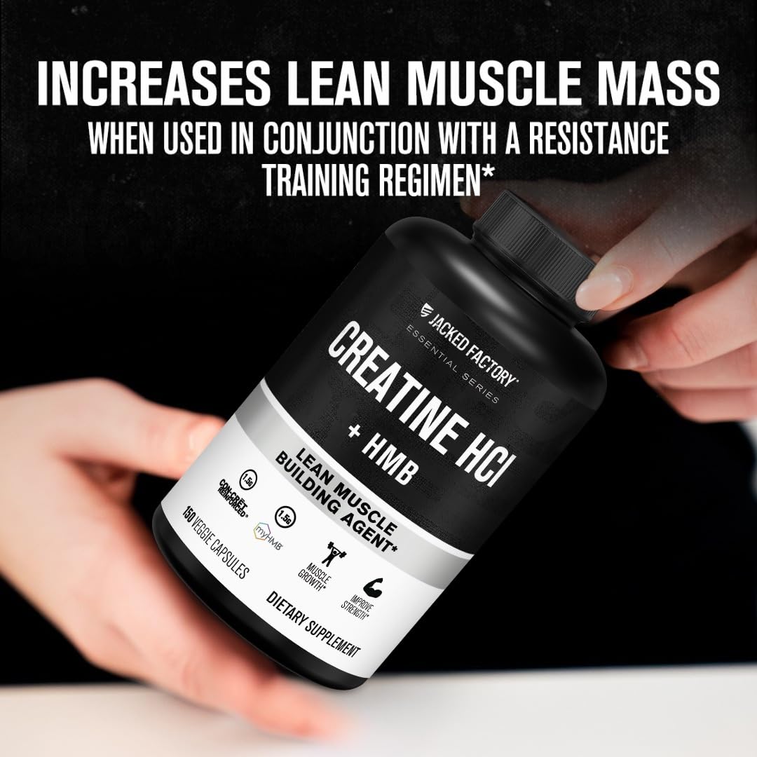 Jacked Factory Creatine HCL + HMB 150 Capsules
