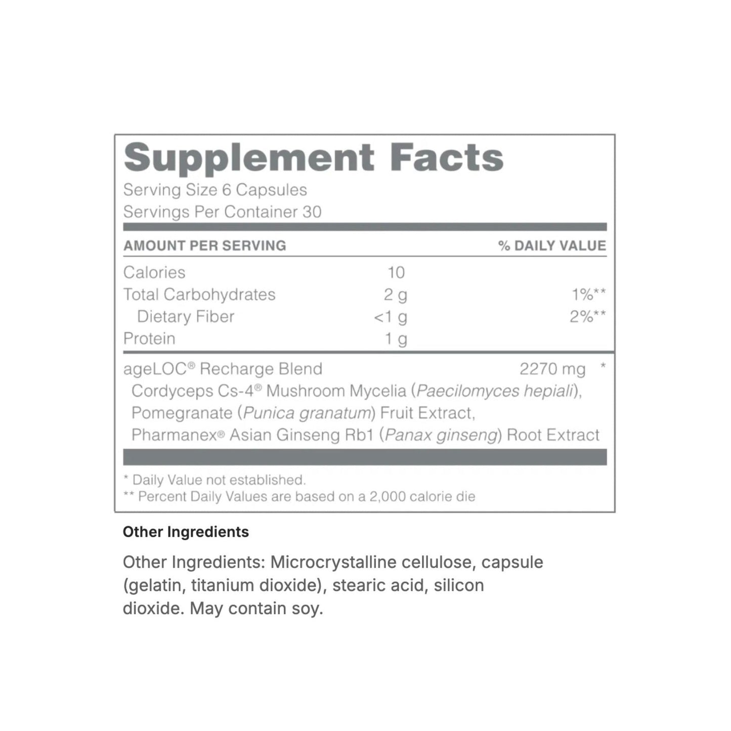 ageLOC Nu Skin R² Day Capsules 180