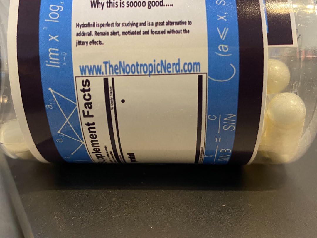 The Nootropic Nerd Hydrafinil Capsules 30 Capsules