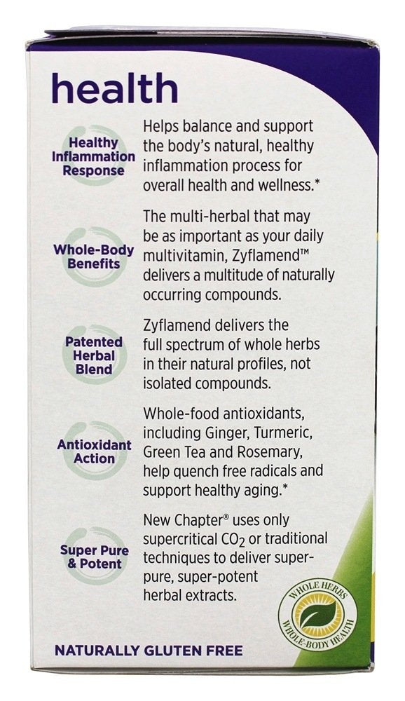 New Chapter Zyflamend Whole Body Capsule 180 Count