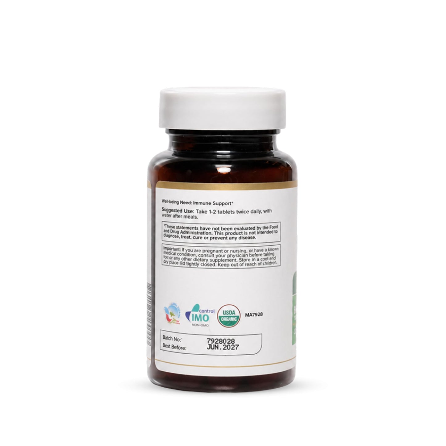 Maharishi Ayurveda Tulsi 500 mg Tablets, 1 Count