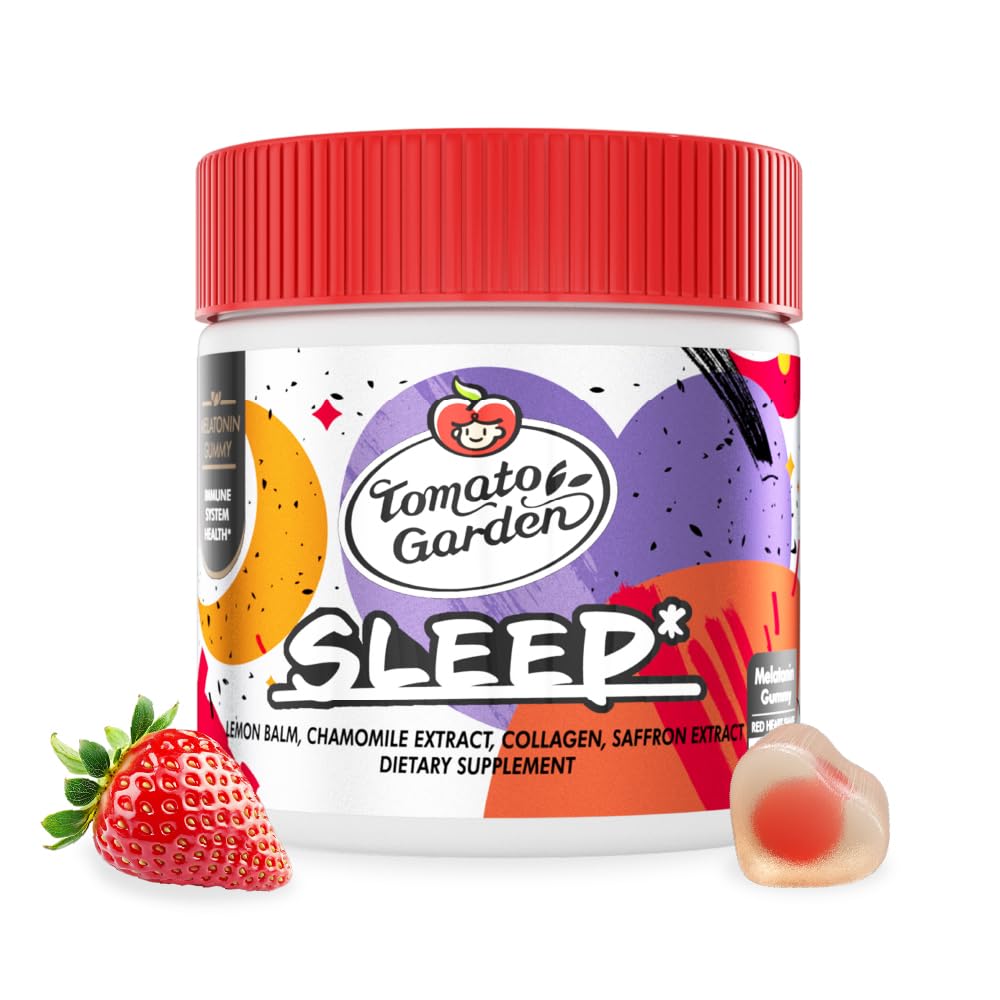 TomatoGarden Melatonin Gummies 3 mg, 30 Count
