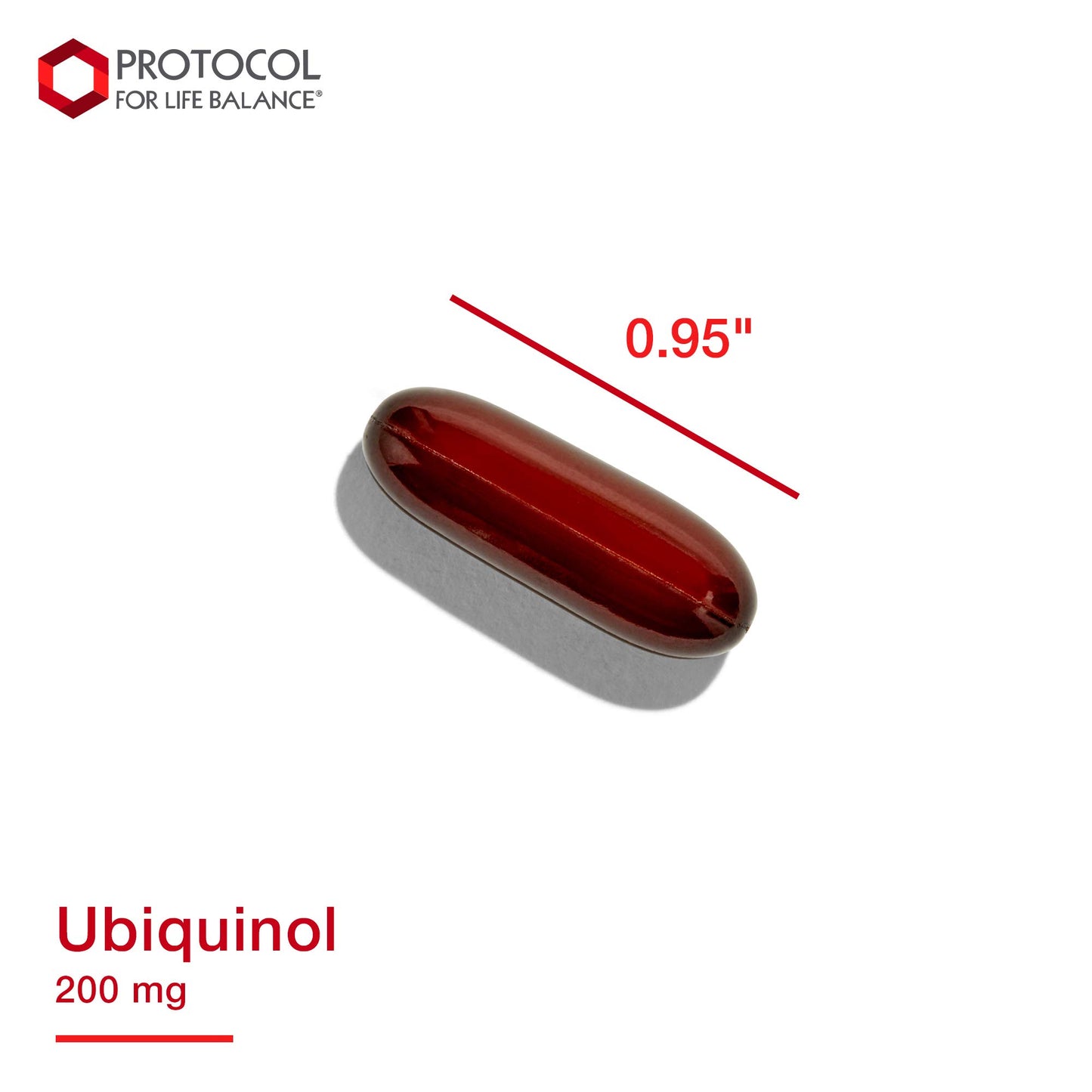 Protocol for Life Balance Ubiquinol 200mg Bioavailable CoQ10 Softgels, Heart Health Support, Oxidative Stress Quencher, Soy Free & Dairy Free, 60 Softgels