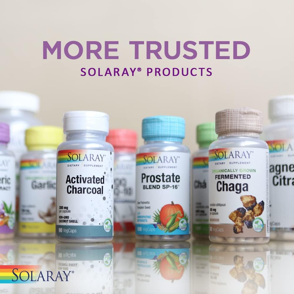 SOLARAY Black Cohosh Root Supplement for Women - Menopause Support 120 Veg Caps