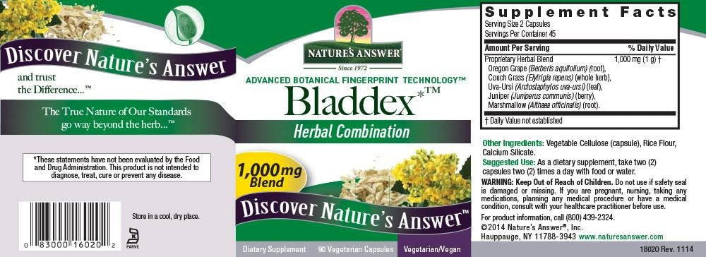 Nature's Answer Bladdex Capsule 90