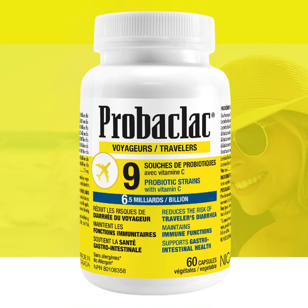 Probaclac Natural Travelers Probiotics Capsule 1 Count