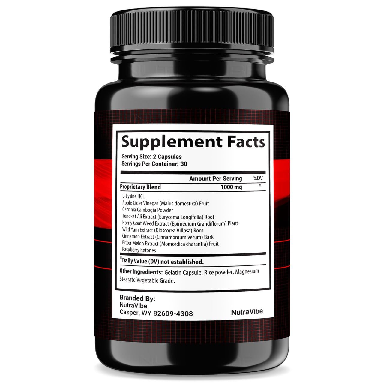 NutraVibe Adaptophen Stamina Support Capsules, 60 Count