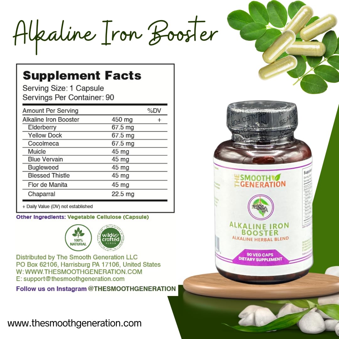 The Smooth Generation Alkaline Iron Booster Capsules