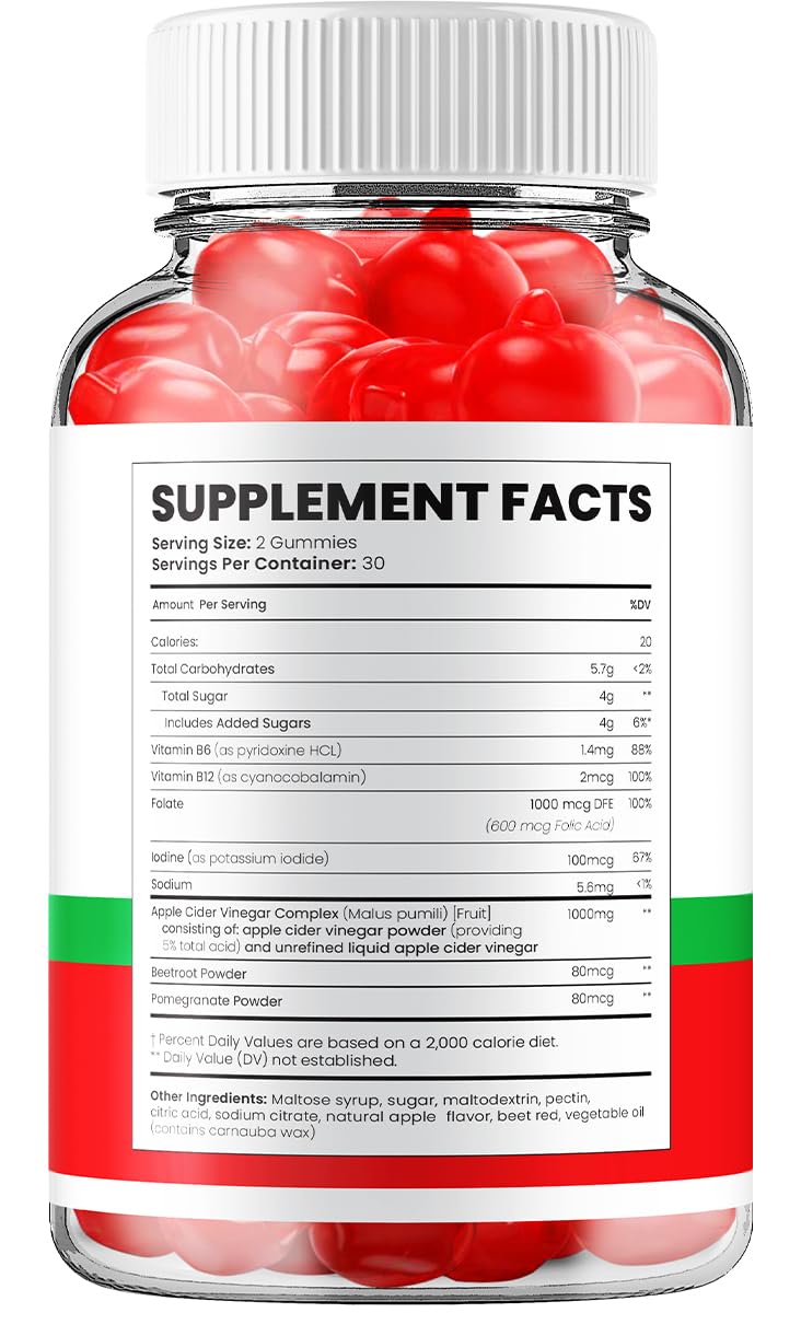 Indelo Vita Keto Fuel ACV Gummies 60 Gummies
