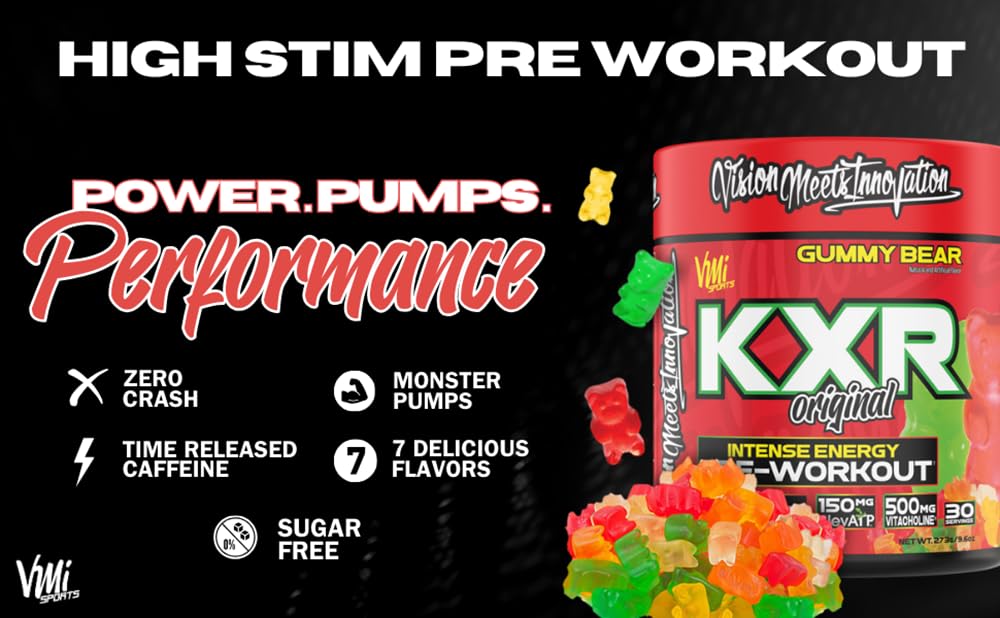 VMI Sports KXR Pre-Workout Energy Powder 9.52