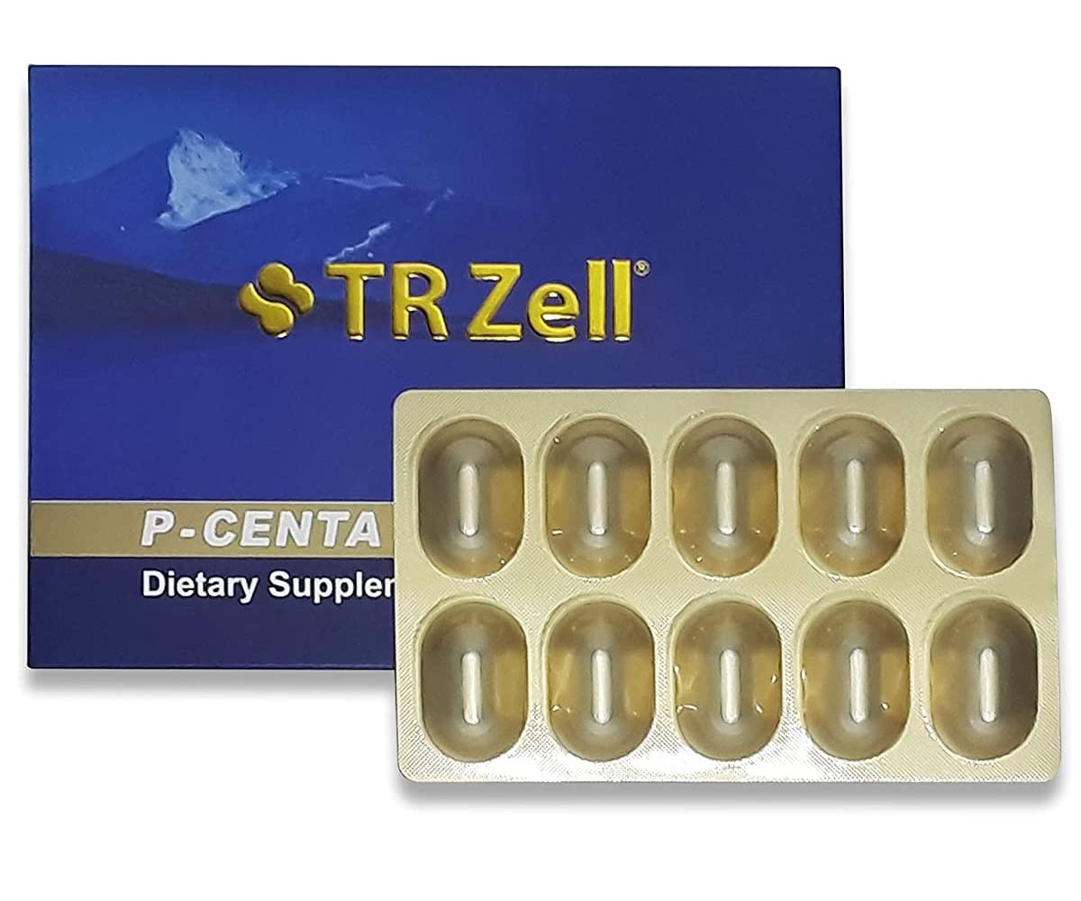 TR Zell P-Centa Forte Sheep Placenta Extract Supplement Softgel 1 Count