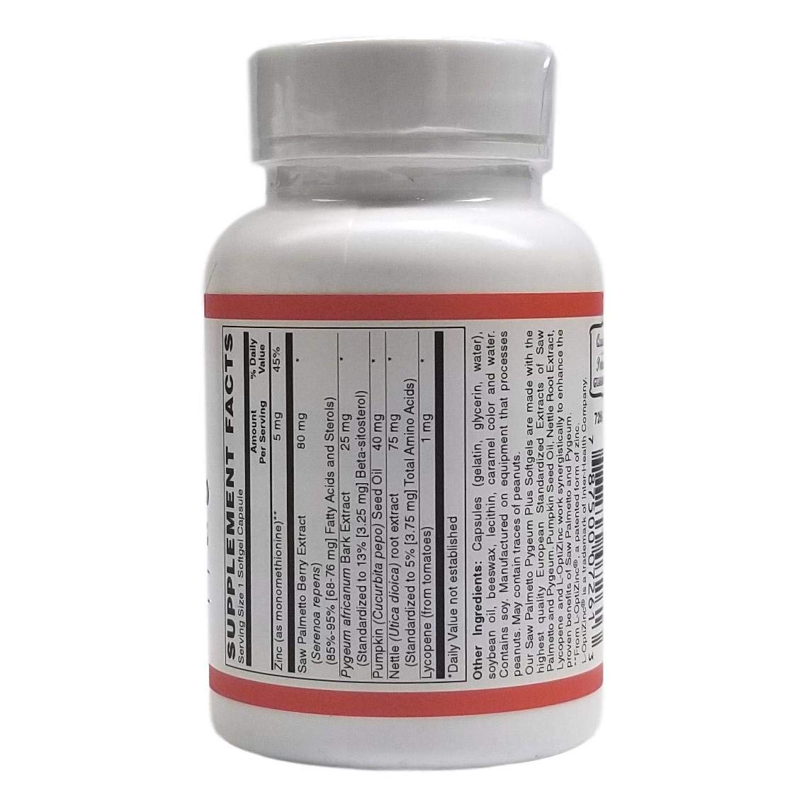 Holistic Health International, LLC Saw Palmetto Pygeum Plus Softgels 60