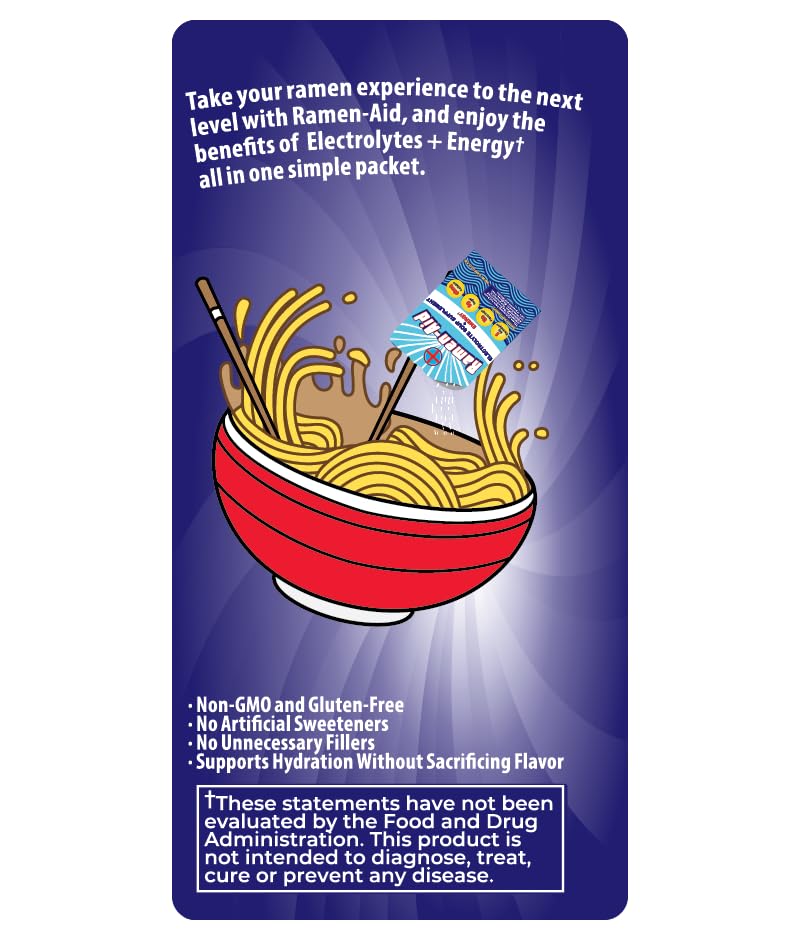 Ramen-Aid Electrolyte Soup Supplement with Energy Powder 1.02 oz