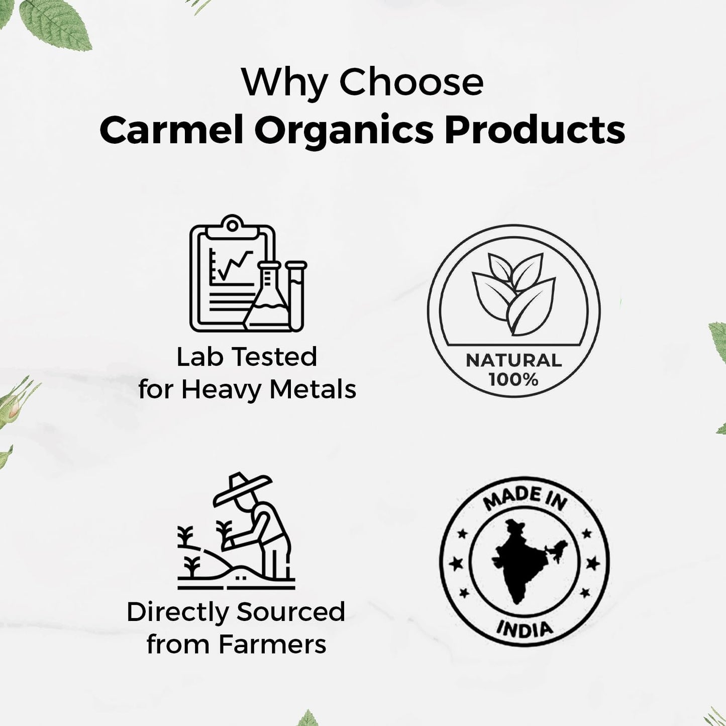 CARMEL ORGANICS Tulsi Leaves Powder 8 Ounce