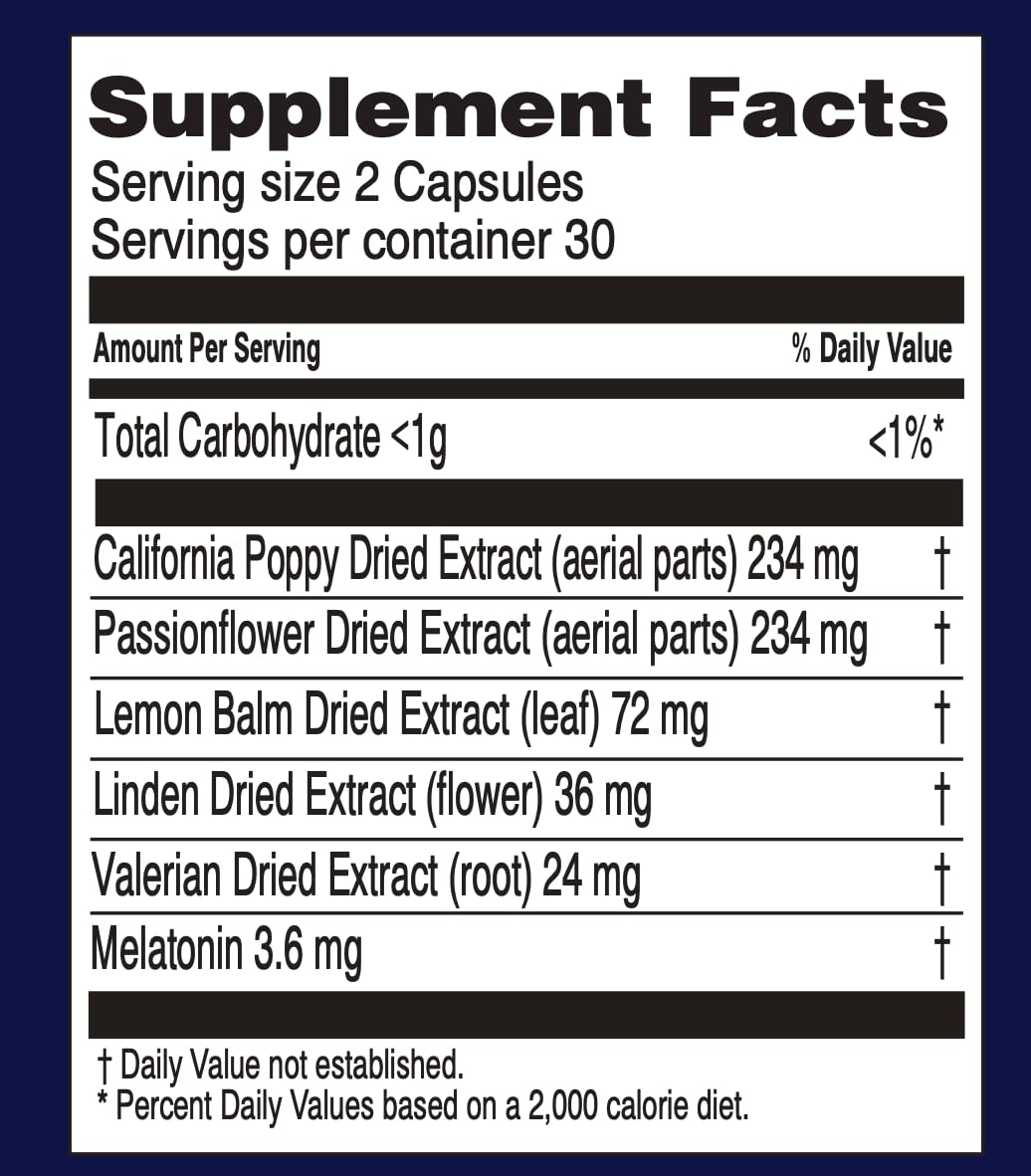 Blendamin Melatonin Capsule 60 Count