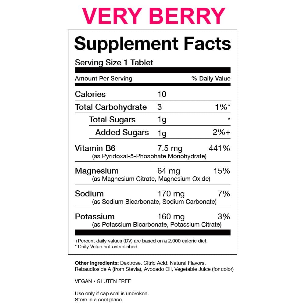 KSPtabs Very Berry All Natural Hydration & Kidney Health Supplement to Combat Calcium Oxalate Crystal Formation, 80 Tablets