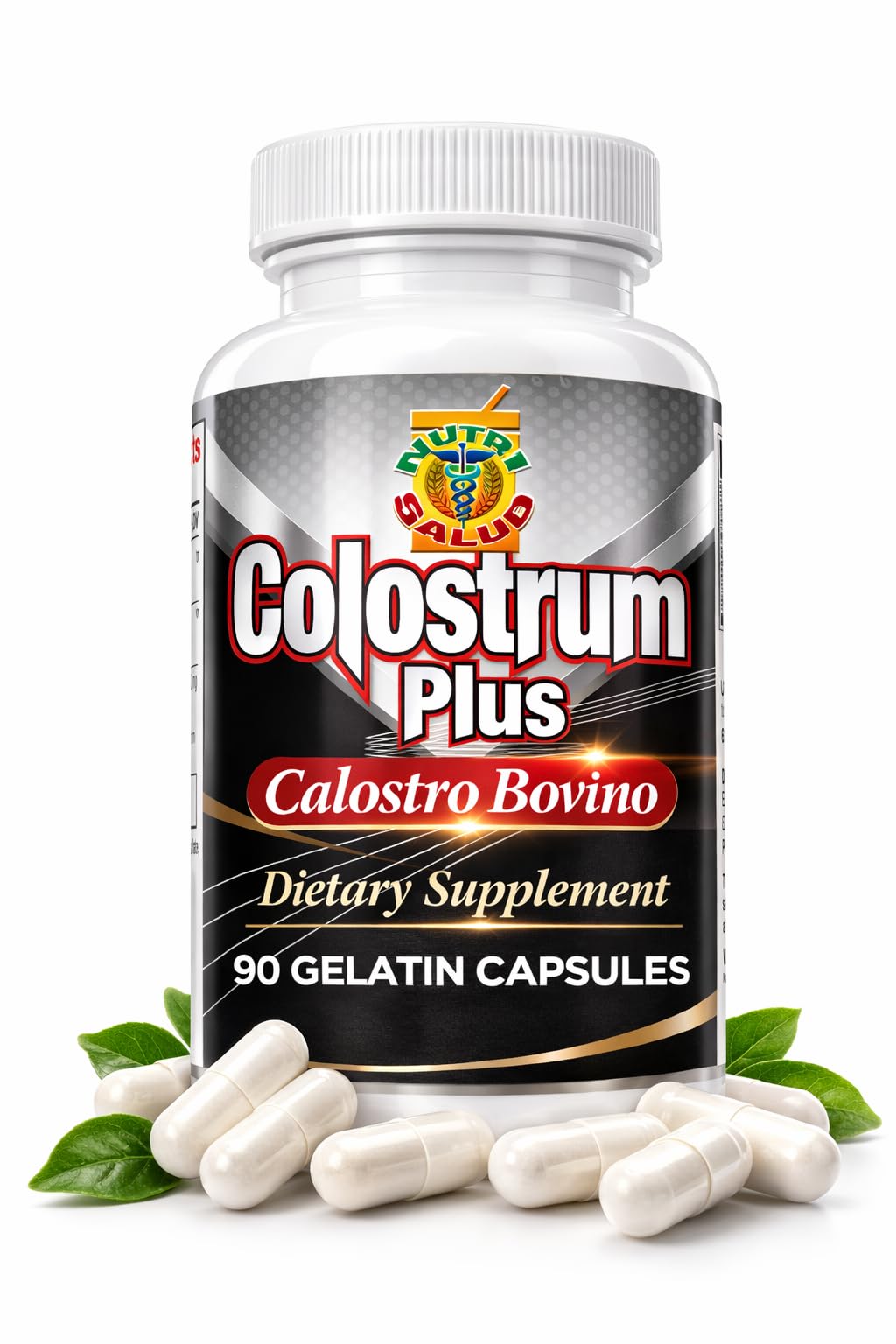 Nutrisalud Products Bovine Colostrum Capsules, 90 Count