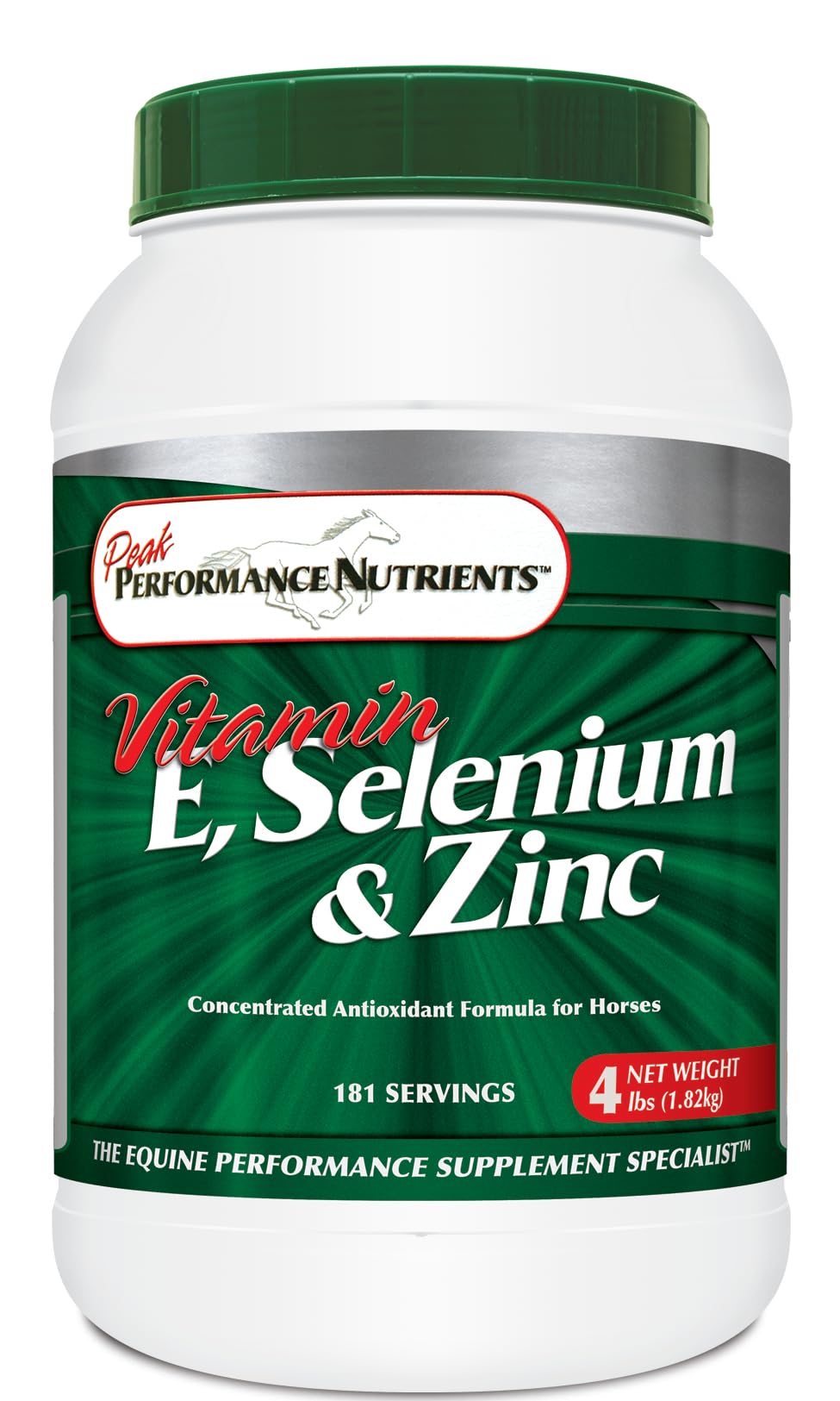 Peak Performance Nutrients Vitamin E, Selenium & Zinc Powder, 4 lb