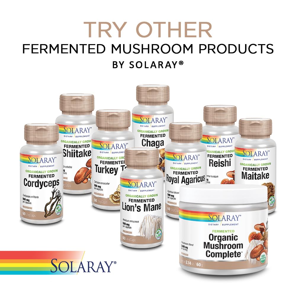 SOLARAY Maitake, Reishi, & Shiitake Mushroom Complex Veg Cap 100