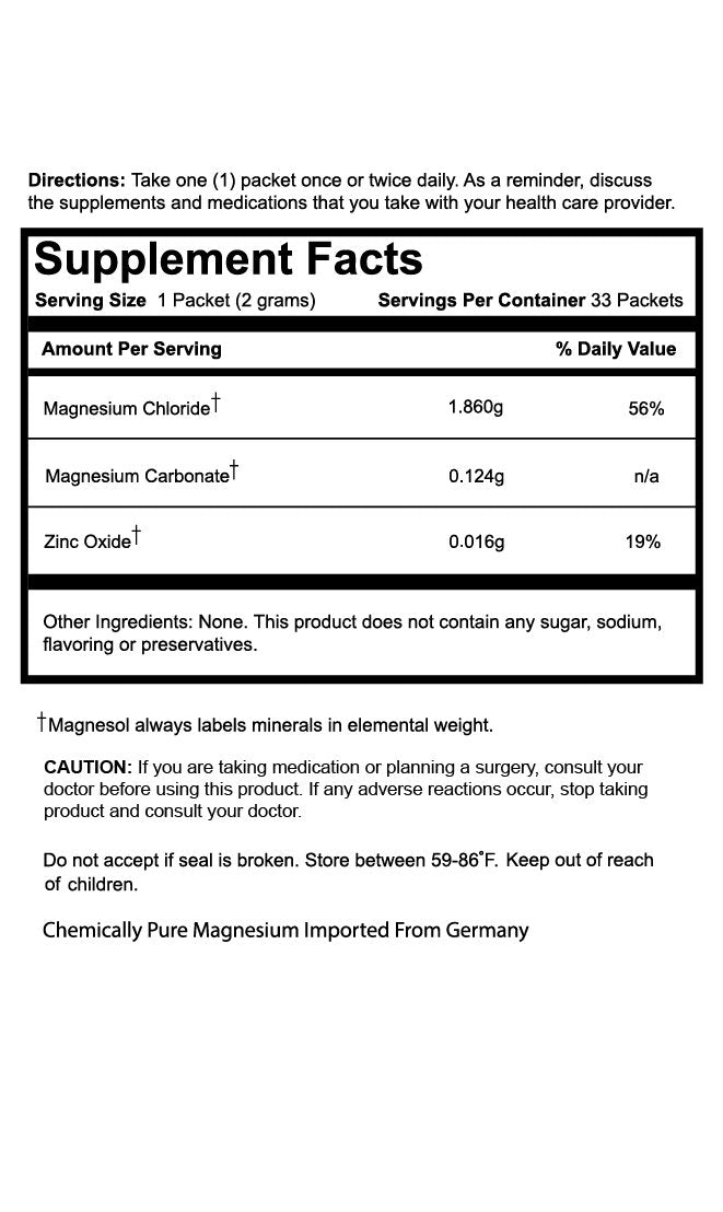 Magnesol Magnesium Chloride with Zinc Oxide Powder, 2.31 Ounce