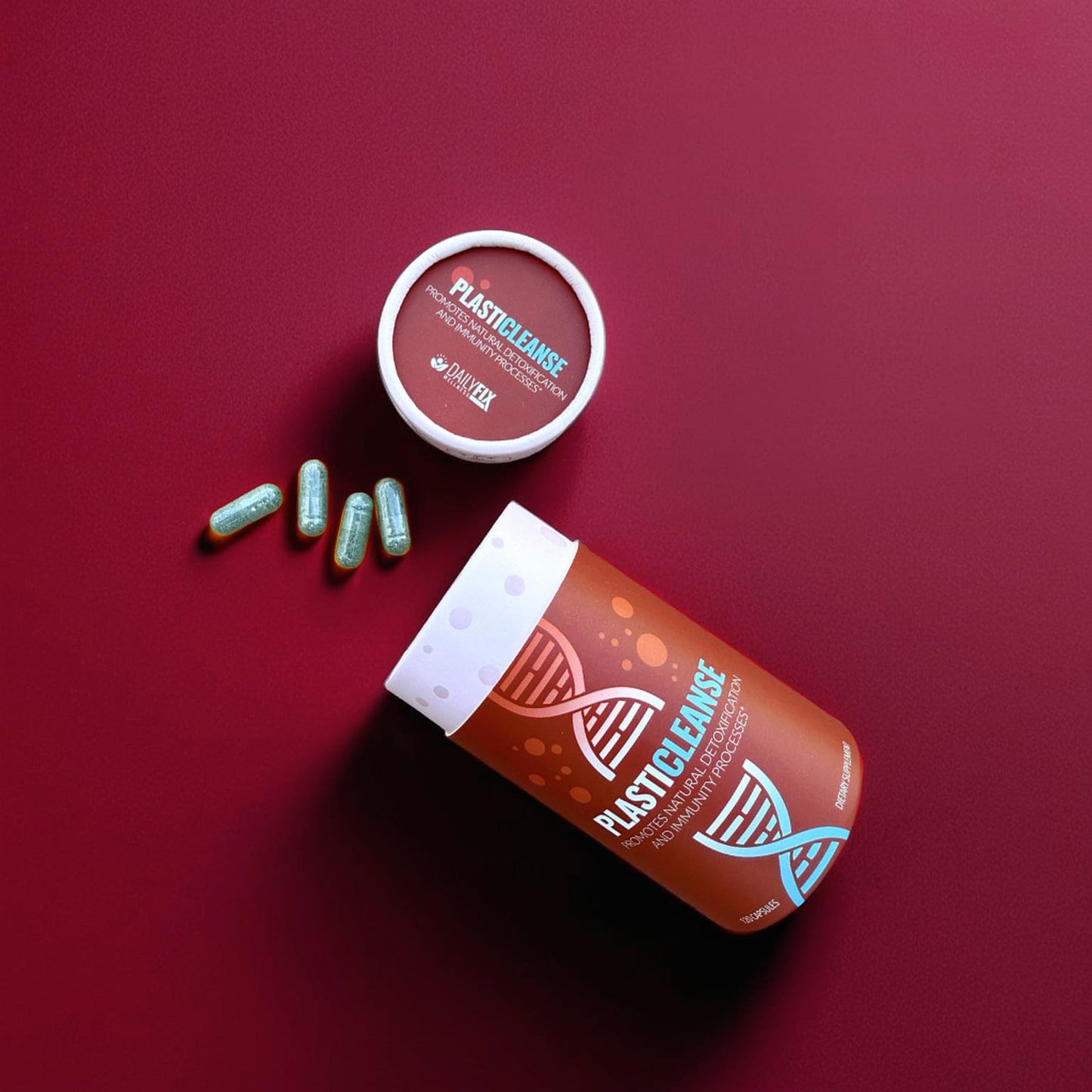 Daily Fix Wellness PlastiCleanse Full Body Detox Capsule 120 Count