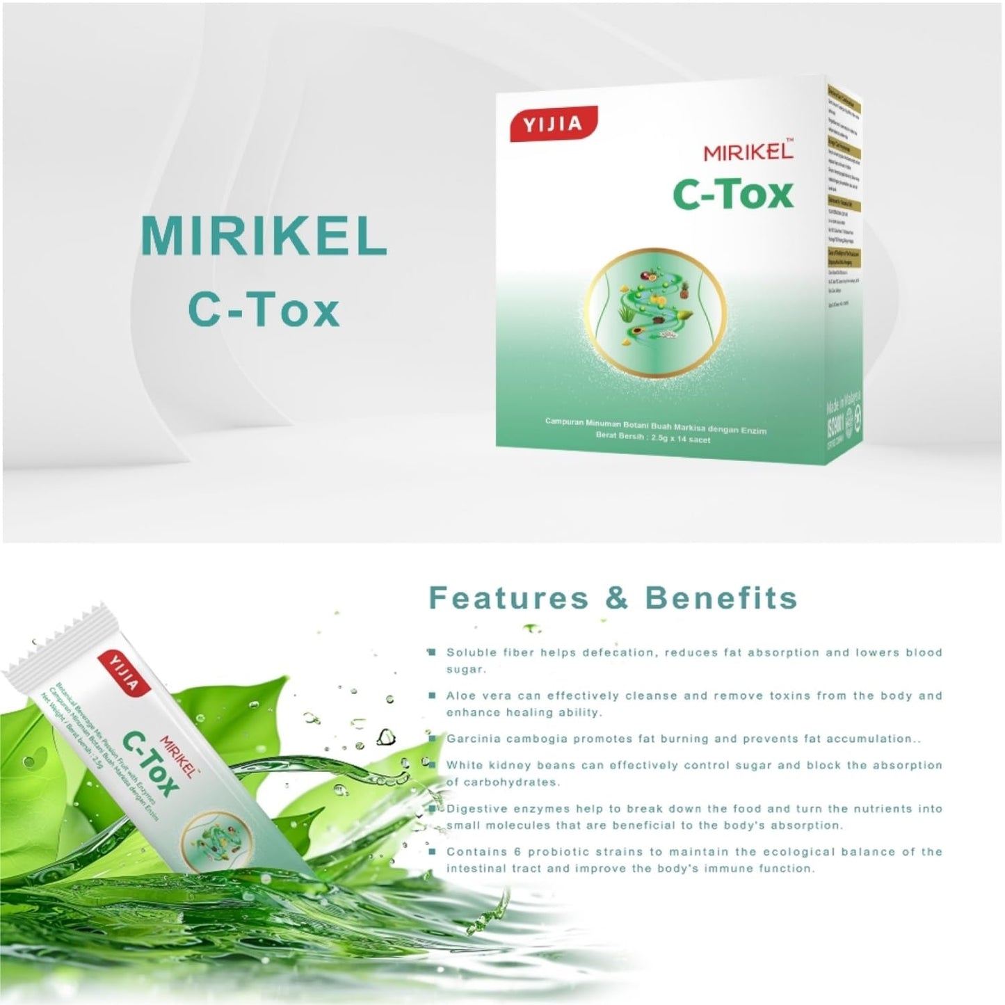 Usoway C-TOX Keep Things Moving Through Your Digestive System Powder 16