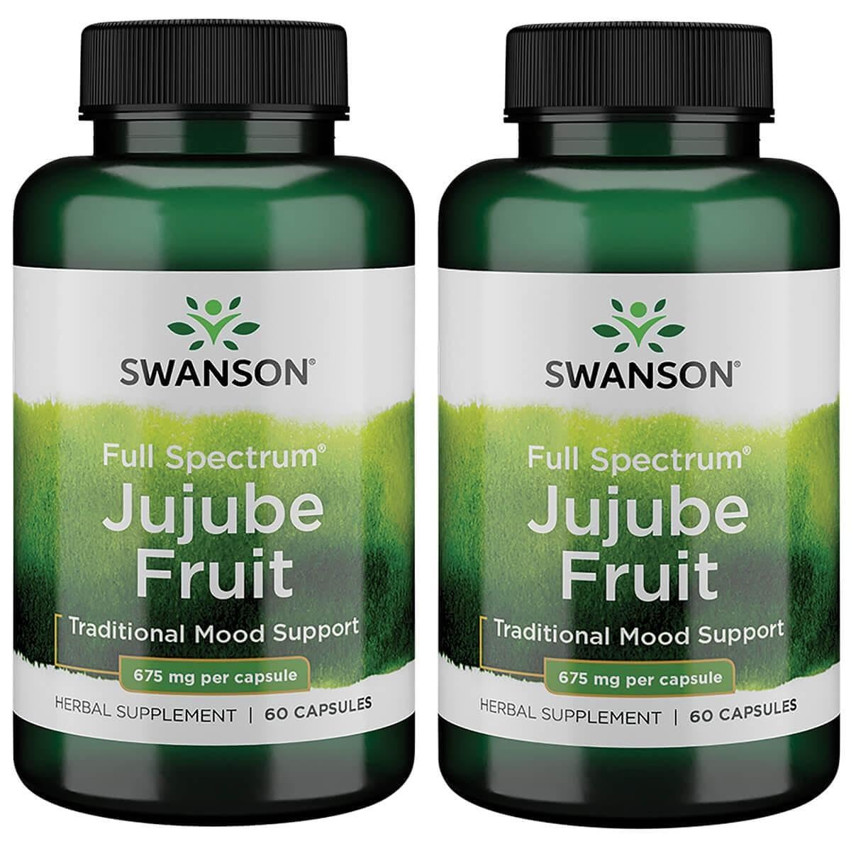 Swanson Jujube Fruit, Herbal Supplement, 675 mg, 120 Capsules